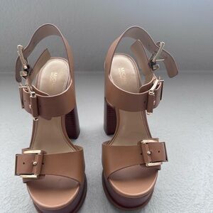 Michael Kors Colby leather platform